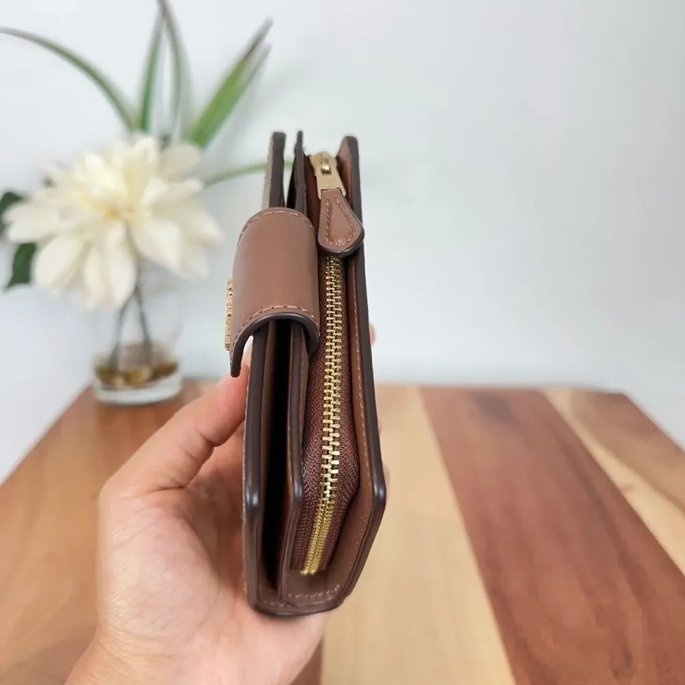 NWT Coach Medium Corner‎ Zip Wallet In Signature Canvas - Picture 3 of 5